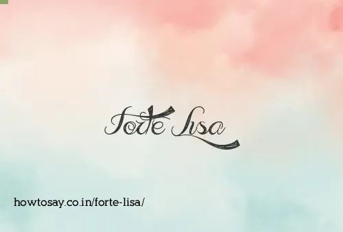 Forte Lisa