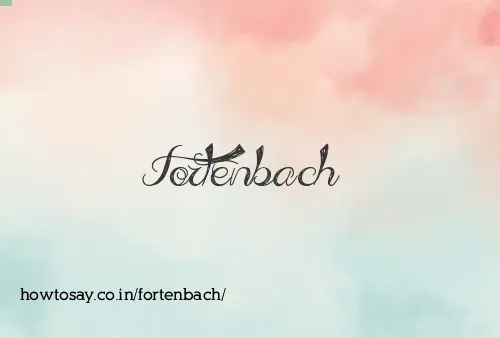 Fortenbach