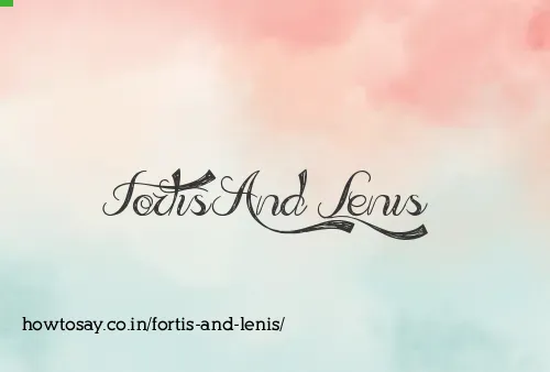 Fortis And Lenis