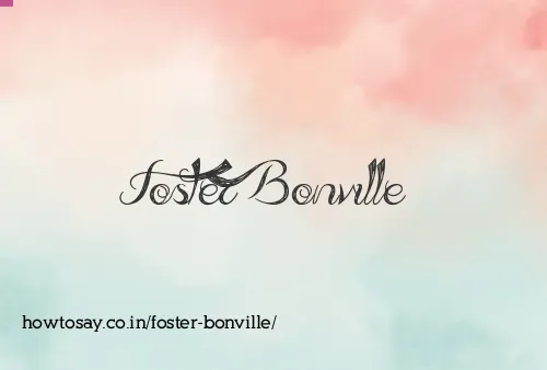 Foster Bonville