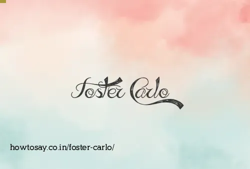 Foster Carlo