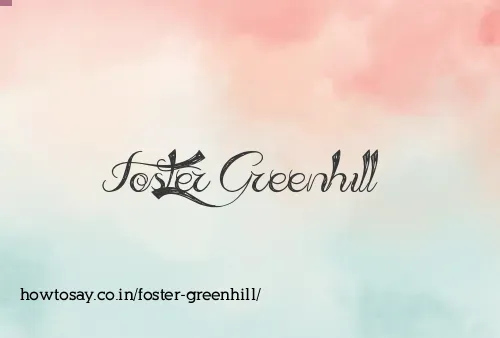 Foster Greenhill