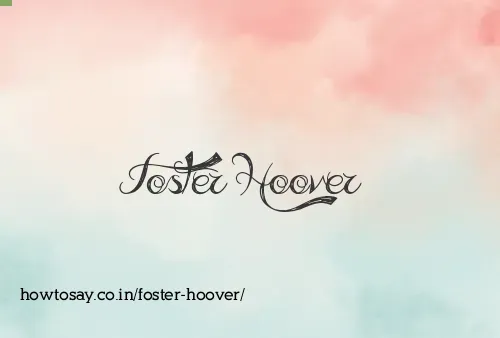 Foster Hoover