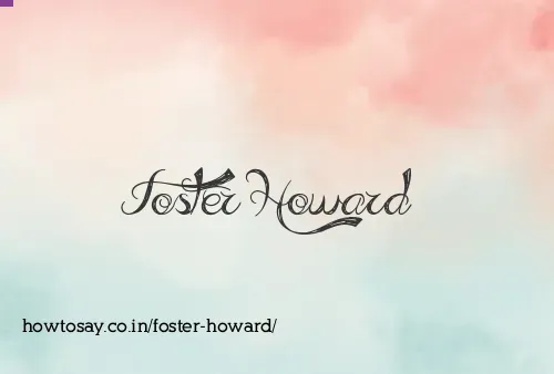 Foster Howard