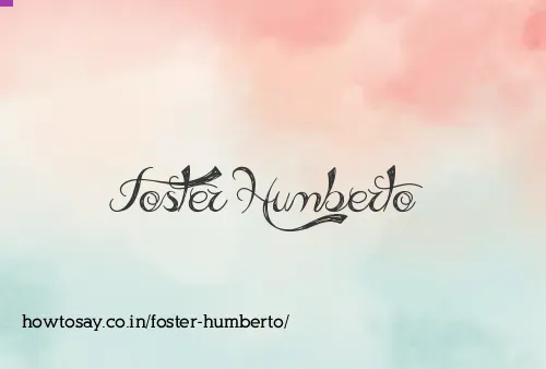 Foster Humberto