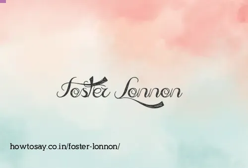 Foster Lonnon