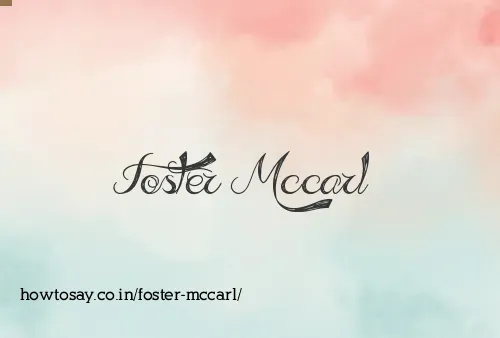 Foster Mccarl