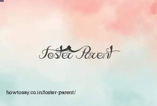 Foster Parent