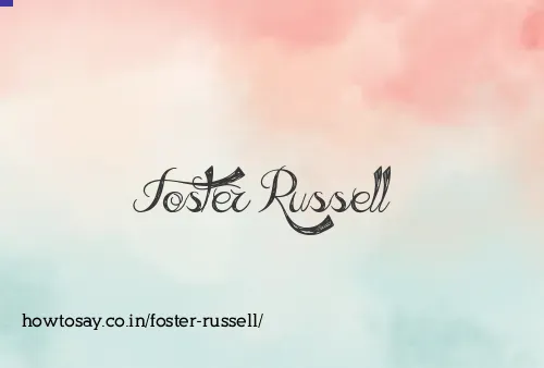 Foster Russell