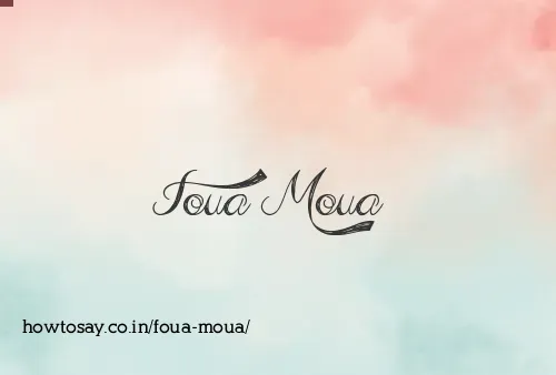 Foua Moua
