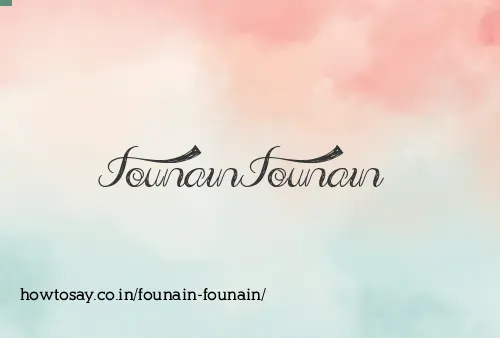 Founain Founain