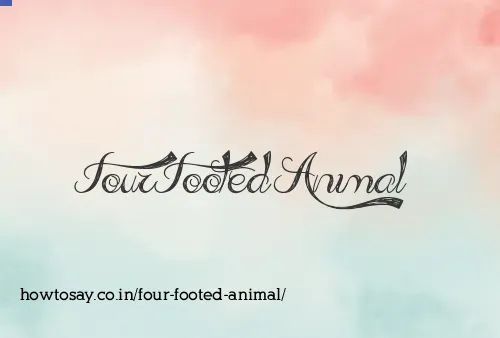 Four Footed Animal