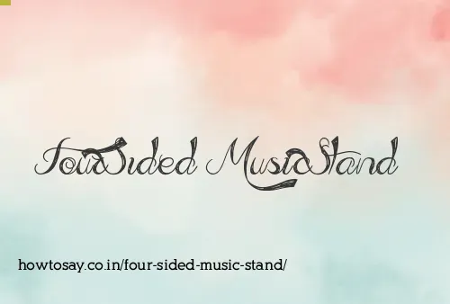 Four Sided Music Stand