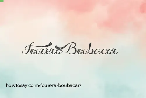Fourera Boubacar