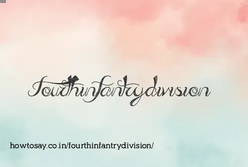 Fourthinfantrydivision