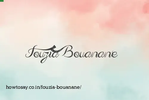 Fouzia Bouanane