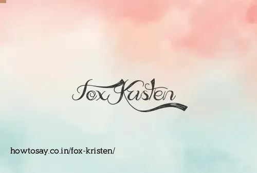 Fox Kristen