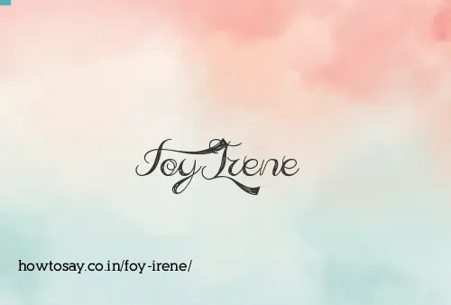 Foy Irene