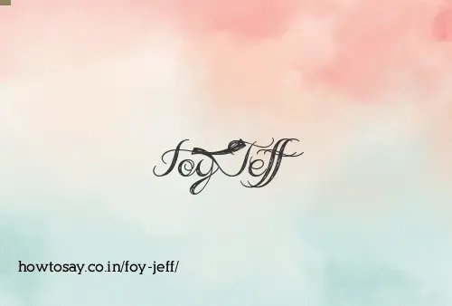 Foy Jeff