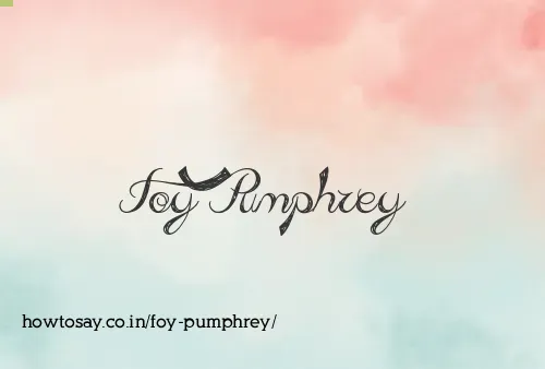 Foy Pumphrey