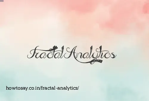 Fractal Analytics