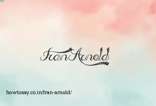 Fran Arnold