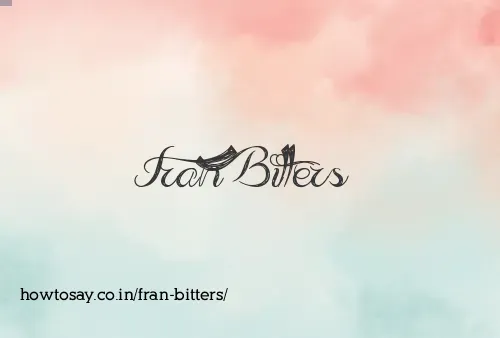 Fran Bitters