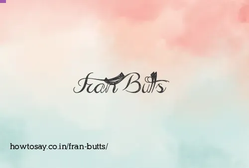 Fran Butts