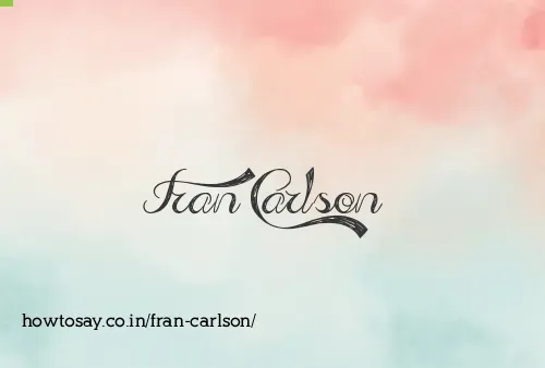 Fran Carlson