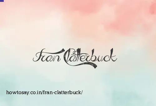 Fran Clatterbuck
