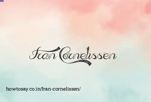 Fran Cornelissen