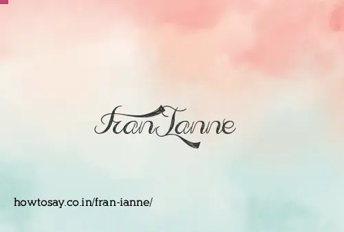 Fran Ianne