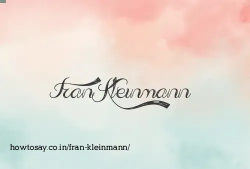 Fran Kleinmann