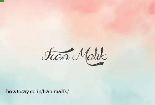 Fran Malik