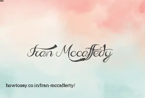 Fran Mccafferty