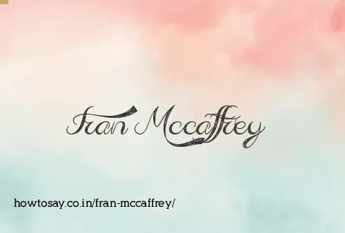Fran Mccaffrey