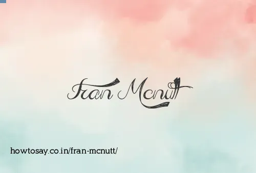 Fran Mcnutt