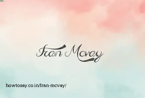 Fran Mcvay
