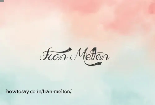 Fran Melton