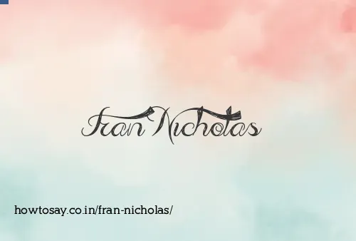 Fran Nicholas