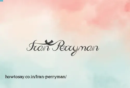 Fran Perryman