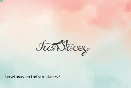 Fran Stacey
