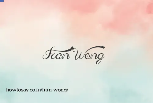 Fran Wong