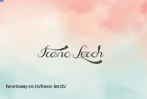 Franc Lerch