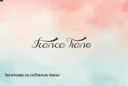 Franca Tiano