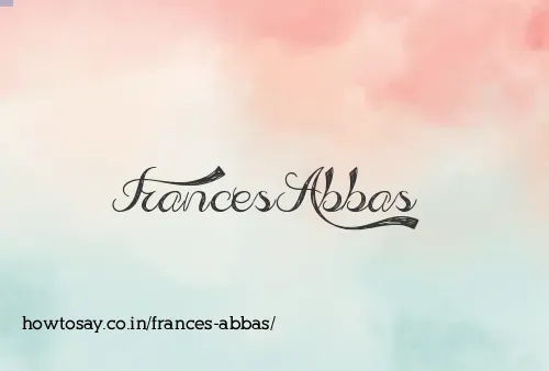 Frances Abbas