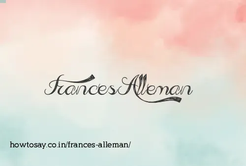 Frances Alleman