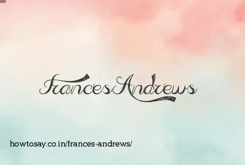 Frances Andrews