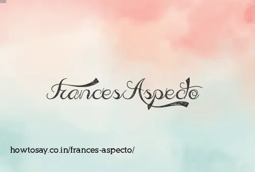 Frances Aspecto