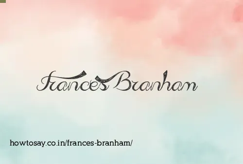 Frances Branham